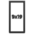 thumbnail image 1 of 9x19 Shadow Box Frame Black | 2 Inches Deep Real Wood Contemporary Shadowbox Display Frame | UV, 1 of 4