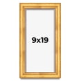 thumbnail image 1 of 9x19 Shadow Box Frame Gold | 1.75 Inches Deep Real Wood Traditional Shadowbox Display Frame | UV, 1 of 7