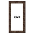 thumbnail image 1 of 9x20 Frame Brown Burl Real Wood Picture Frame Width 1.625 Inches | Interior Frame Depth 0.5 Inches, 1 of 8