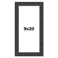 thumbnail image 1 of 9x20 Frame Brown Rustic Solid Wood Picture Frame 1.5 Inches Wide | Interior Frame Depth 0.5 Inches, 1 of 8