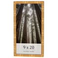 thumbnail image 1 of 9x20 Frame Gold Bamboo Solid Wood Picture Frame | 1 Inch Moulding Width | Interior Frame Depth 0.75, 1 of 8