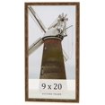 thumbnail image 1 of 9x20 Frame Gold Kingsley Distressed Solid Wood Picture Frame Width 0.75 Inches | Interior Frame, 1 of 8