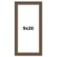 thumbnail image 1 of 9x20 Frame Golden Caramel Solid Wood Bronze Picture Frame | 1.25 Inch Moulding Width | 0.5 Inch, 1 of 8
