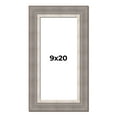 thumbnail image 1 of 9x20 Frame Grey Real Wood Picture Frame Width 2.75 Inches | Interior Frame Depth 0.5 Inches | Linus, 1 of 8