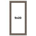thumbnail image 1 of 9x20 Frame Silver Real Wood Picture Frame Width 1.25 Inches | Interior Frame Depth 0.5 Inches |, 1 of 8