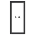 thumbnail image 1 of 9x22 Frame Black Real Wood Picture Frame Width 1.25 Inches | Interior Frame Depth 0.5 Inches |, 1 of 8