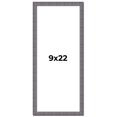 thumbnail image 1 of 9x22 Frame Blue Kingsley Pewter Solid Wood Picture Frame Width 0.75 Inches |Interior Depth 0.5, 1 of 8
