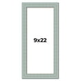 thumbnail image 1 of 9x22 Frame Blue Teal Distressed Solid Wood Picture Frame | 1.625 Inch Moulding Width | Sonoma Blue, 1 of 8