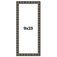 thumbnail image 1 of 9x23 Frame Black Brown Chestnut Mosaic Solid Wood Picture Frame | 1.125 Inch Moulding Width |, 1 of 8