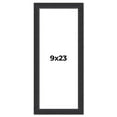 thumbnail image 1 of 9x23 Frame Black Real Wood Picture Frame Width 1.25 Inches | Interior Frame Depth 0.5 Inches |, 1 of 8