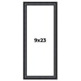 thumbnail image 1 of 9x23 Frame Black Real Wood Picture Frame Width 1.25 inches | Interior Frame Depth 0.5 inches |, 1 of 8