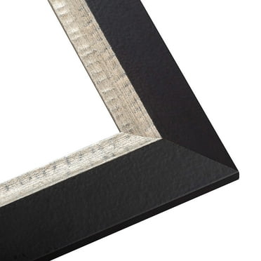 10x16 Embellished Black Picture Frame - UV Acrylic, Foam Board Backing, Hanging Hardware