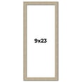 thumbnail image 1 of 9x23 Frame Grey Solid Wood Picture Frame Width 1 Inches | Interior Frame Depth 0.5 Inches |, 1 of 8