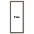 thumbnail image 1 of 9x23 Frame Silver Real Wood Picture Frame Width 1.25 Inches | Interior Frame Depth 0.5 Inches |, 1 of 8