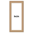 thumbnail image 1 of 9x24 Frame Charleston Honey Brown Solid Wood Picture Frame Width 1.75 Inches | Interior Depth 0.5, 1 of 8