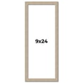 thumbnail image 1 of 9x24 Frame Grey Solid Wood Picture Frame Width 1 Inches | Interior Frame Depth 0.5 Inches |, 1 of 8