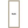 thumbnail image 1 of 9x24 Frame Silver Real Wood Picture Frame Width 0.75 Inches | Interior Frame Depth 0.5 Inches |, 1 of 8