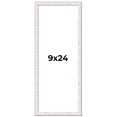 thumbnail image 1 of 9x24 Frame White Real Wood Picture Frame Width 0.75 inches | Interior Frame Depth 0.5 inches |, 1 of 8