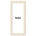 thumbnail image 1 of 9x24 Frame White Real Wood Picture Frame Width 1.5 inches | Interior Frame Depth 0.5 inches | Barn, 1 of 8