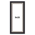 thumbnail image 1 of 9x25 Frame Black Real Wood Picture Frame Width 2.25 Inches | Interior Frame Depth 0.5 Inches |, 1 of 8