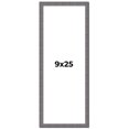 thumbnail image 1 of 9x25 Frame Blue Kingsley Pewter Solid Wood Picture Frame Width 0.75 Inches |Interior Depth 0.5, 1 of 8