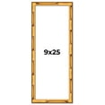 thumbnail image 1 of 9x25 Frame Gold Bamboo Solid Wood Picture Frame | 1 Inch Moulding Width | Interior Frame Depth 0.75, 1 of 8