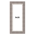 thumbnail image 1 of 9x25 Frame Grey Real Wood Picture Frame Width 2.75 Inches | Interior Frame Depth 0.5 Inches | Linus, 1 of 8