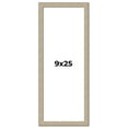 thumbnail image 1 of 9x25 Frame Grey Solid Wood Picture Frame Width 1 Inches | Interior Frame Depth 0.5 Inches |, 1 of 8