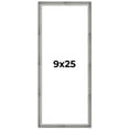thumbnail image 1 of 9x25 Frame Silver Grey Distressed Solid Wood Picture Frame | 0.75 Inch Moulding Width | Interior, 1 of 8