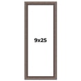 thumbnail image 1 of 9x25 Frame Silver Real Wood Picture Frame Width 1.25 Inches | Interior Frame Depth 0.5 Inches |, 1 of 8