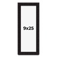 thumbnail image 1 of 9x25 Shadow Box Black Solid Wood Display Picture Frame | 1 Inch Rabbet Depth | | 1.375 Inch, 1 of 4