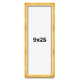 thumbnail image 1 of 9x25 Shadow Box Frame Gold | 1.625 Inches Deep Real Wood Traditional Shadowbox Display Frame | UV, 1 of 5