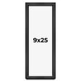 thumbnail image 1 of 9x25 Shadow Box Frame Grey Charcoal Black | 0.875 Inches Deep | Solid Wood Shadowbox Display Frame, 1 of 8