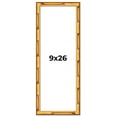 thumbnail image 1 of 9x26 Frame Gold Bamboo Solid Wood Picture Frame | 1 Inch Moulding Width | Interior Frame Depth 0.75, 1 of 8