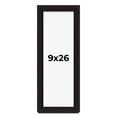 thumbnail image 1 of 9x26 Shadow Box Black Solid Wood Display Picture Frame | 1 Inch Rabbet Depth | | 1.375 Inch, 1 of 4