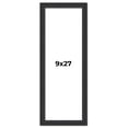 thumbnail image 1 of 9x27 Frame Black Real Wood Picture Frame Width 1.25 Inches | Interior Frame Depth 0.5 Inches |, 1 of 8
