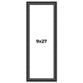 thumbnail image 1 of 9x27 Frame Black Real Wood Picture Frame Width 1.25 inches | Interior Frame Depth 0.5 inches |, 1 of 8
