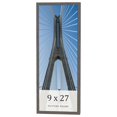 thumbnail image 1 of 9x27 Frame Blue Kingsley Pewter Solid Wood Picture Frame Width 0.75 Inches |Interior Depth 0.5, 1 of 8