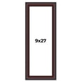 thumbnail image 1 of 9x27 Frame Brown Round Mahogany Solid Wood Picture Frame | 1.625 Inch Moulding Width | with UV, 1 of 8