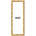 thumbnail image 1 of 9x27 Frame Gold Bamboo Solid Wood Picture Frame | 1 Inch Moulding Width | Interior Frame Depth 0.75, 1 of 8