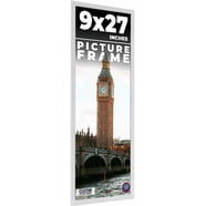 35x16 Frame White Real Wood Picture Frame Width 0.75 inches | Interior ...