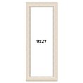 thumbnail image 1 of 9x27 Frame White Real Wood Picture Frame Width 1.75 inches | Interior Frame Depth 0.5 inches |, 1 of 8