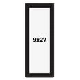 thumbnail image 1 of 9x27 Shadow Box Black Solid Wood Display Picture Frame | 1 Inch Rabbet Depth | | 1.375 Inch, 1 of 4