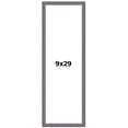 thumbnail image 1 of 9x29 Frame Blue Kingsley Pewter Solid Wood Picture Frame Width 0.75 Inches |Interior Depth 0.5, 1 of 8