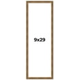 thumbnail image 1 of 9x29 Frame Gold Kingsley Distressed Solid Wood Picture Frame Width 0.75 Inches | Interior Frame, 1 of 8