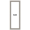 thumbnail image 1 of 9x29 Frame Grey Real Wood Picture Frame Width 1.25 inches | Interior Frame Depth 0.5 inches | Hans, 1 of 8