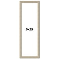thumbnail image 1 of 9x29 Frame Grey Solid Wood Picture Frame Width 1 Inches | Interior Frame Depth 0.5 Inches |, 1 of 8