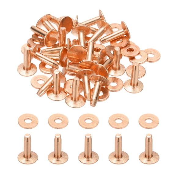 9x3.3x12mm Studs for Clothing, 100 Sets Spikes for Clothes Studs and Spikes Leather Rivets Burrs Copper Fastener Metal Screw Posts for Leather Jacket Crafting Crafts Fabric