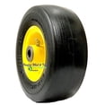 thumbnail image 1 of 9x3.50-4 Carefree Wheel Assembly. 4" Centered Hub and 3/4" Roller Cage Bearings, 1 of 2