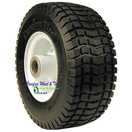 9x3.50-4 Wheel and Tire Assembly 3-1/2" Centered hub with 3/4" roller cage bearings